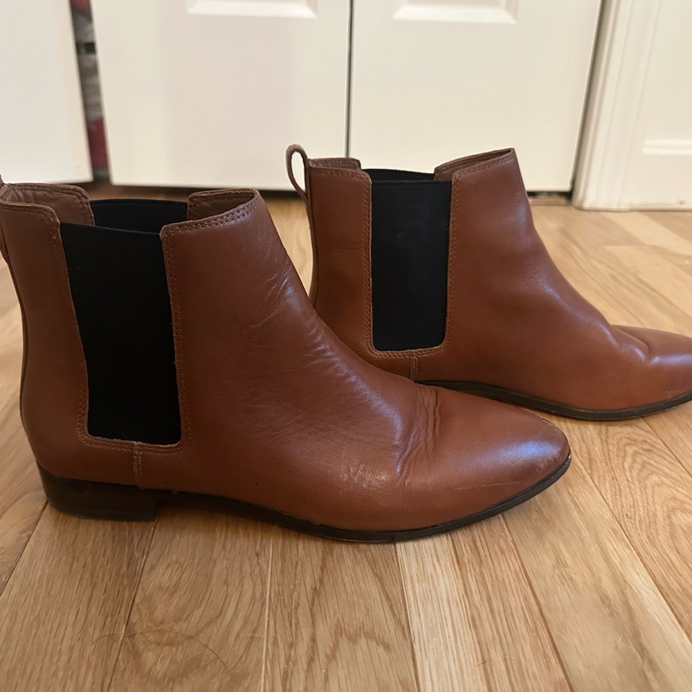 J. Crew Leather Easy Chelsea Boot - size 8.5